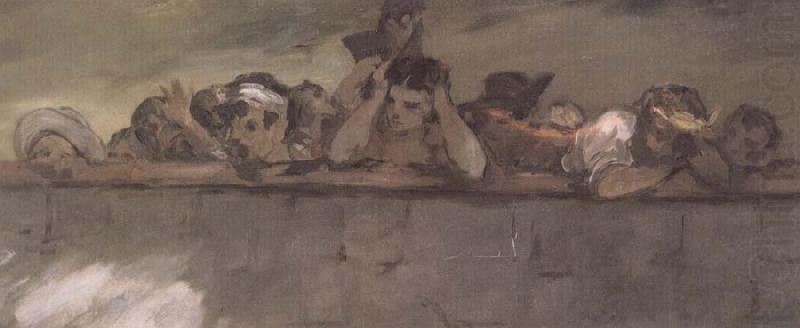 Details of The Execution of Maximilian, Edouard Manet